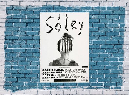 Sóley - Pretty Face, Tour 2013 - Konzertplakat