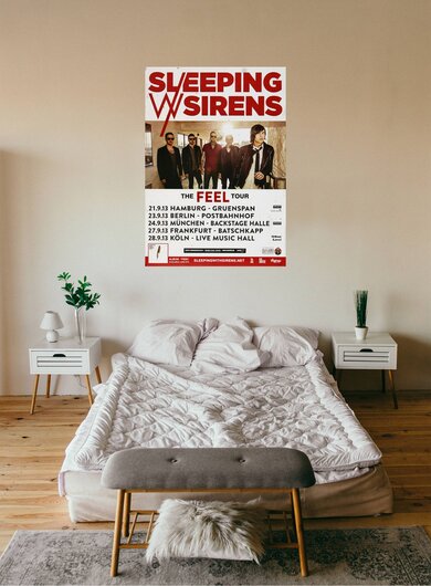 Sleeping With Sirens - The Feel, Tour 2013 - Konzertplakat