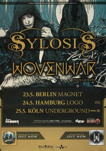 Sylosis - Dormant Heart , Berlin 2015 - Konzertplakat