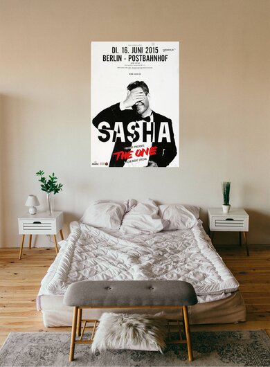 Sasha - The One , Berlin 2015 - Konzertplakat