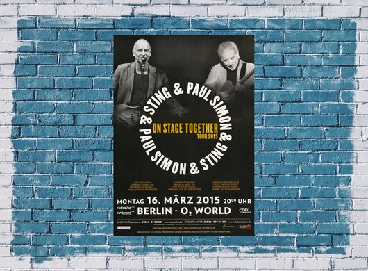 Paul Simon - On Stage , Berlin 2015 - Konzertplakat