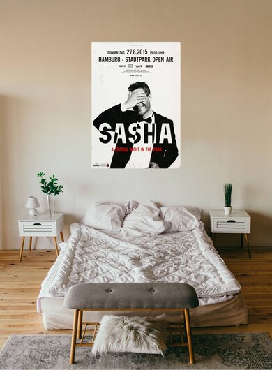 Sasha - The One , Hamburg 2015 - Konzertplakat