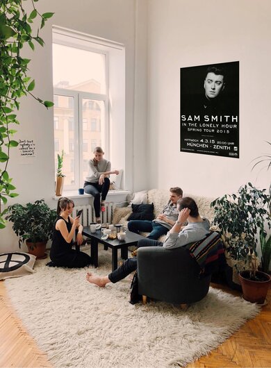 Sam Smith - Lonely Hour , München 2015 - Konzertplakat