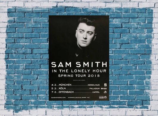 Sam Smith, Spring, Tour 2015 - Konzertplakat