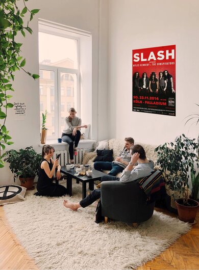 Slash - World On Fire , Köln 2014 - Konzertplakat