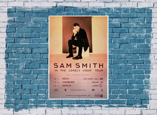Sam Smith - Lay Me Down, Tour 2014 - Konzertplakat