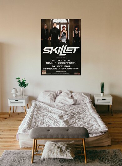 Skillet - Vital Signs, Köln & Hamburg 2014 - Konzertplakat