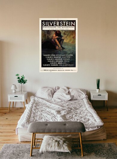 Silverstein, Discovering The Waterfront, 2015, Konzertplakat