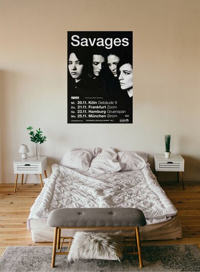 Savages - Silence Yourself, Tour 2013 - Konzertplakat