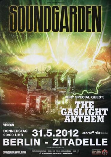Chris Cornell ( Soundgarten ) - King Animal, Berlin 2012 - Konzertplakat