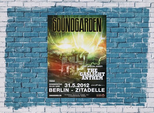 Chris Cornell ( Soundgarten ) - King Animal, Berlin 2012 - Konzertplakat