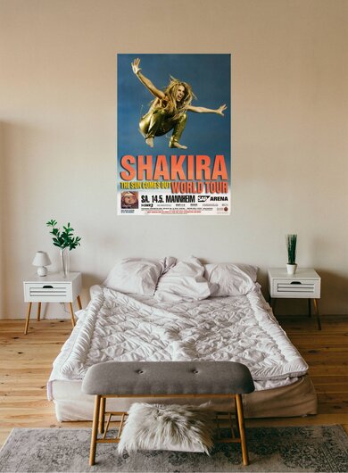Shakira - Alive and Swinging, Mannheim 2011 - Konzertplakat