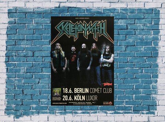 Skeletonwitch - Forever Abomination, Berlin & Köln 2012 - Konzertplakat