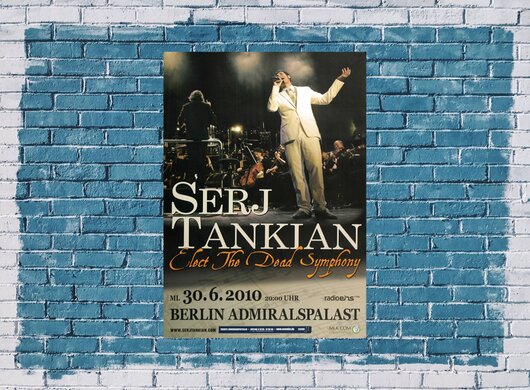 Serj Tankian - Imperfect Harmonies, Berlin 2010 - Konzertplakat