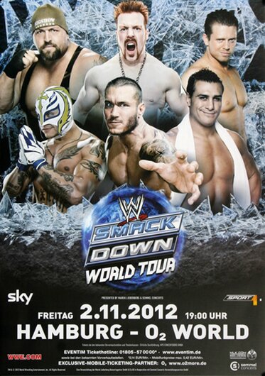 Wrestling - World Tour, Hamburg 2012 - Konzertplakat