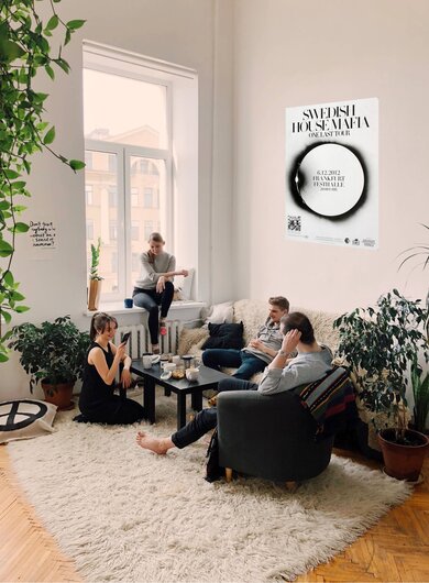 Swedish House Mafia - White, Frankfurt 2012 - Konzertplakat