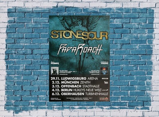 Stone Sour - House Of Gold, Tour 2012 - Konzertplakat