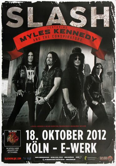 Slash - Youre A Lie, Köln 2012 - Konzertplakat