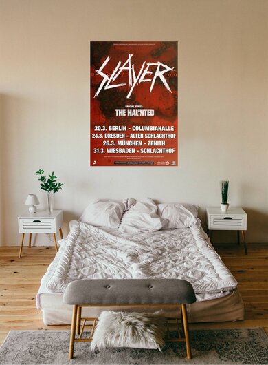 Slayer - Painted Blood , Berlin 2010 - Konzertplakat