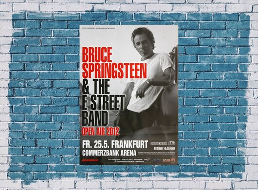 Bruce Springsteen - Open Air , Frankfurt 2012 - Konzertplakat