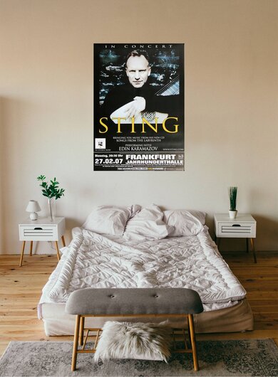 Sting - Winters Night, Frankfurt 2007 - Konzertplakat