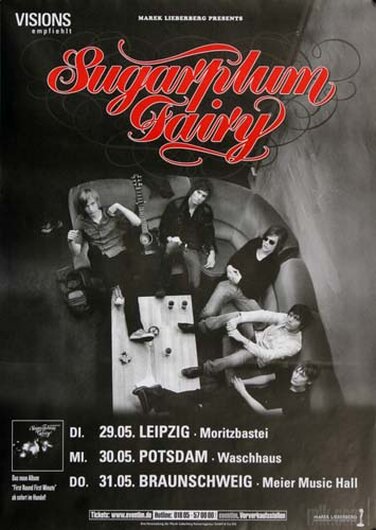 Sugarplum Fairy - In Concert, Tour 2007 - Konzertplakat
