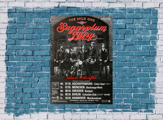Sugarplum Fairy - The Wild One, Tour 2008 - Konzertplakat