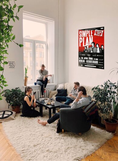 Simple Plan - Save You, Berlin 2008 - Konzertplakat