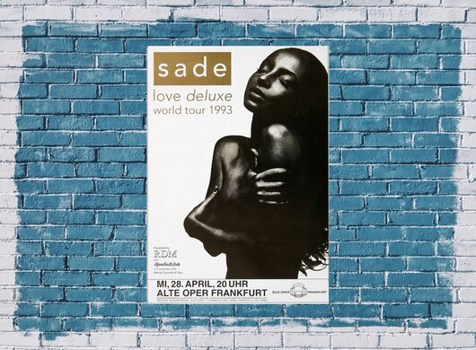 Sade - Love Deluxe, Frankfurt 1993 - Konzertplakat