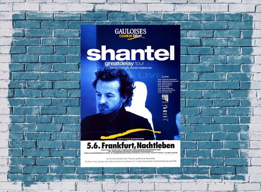 Shantal - Higher Than the Funk, Frankfurt 1998 - Konzertplakat