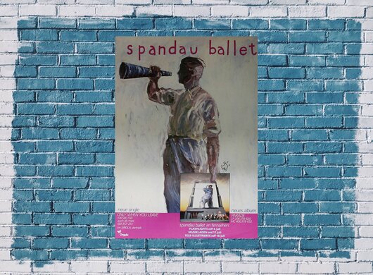 Spandau Ballet - Only When You Leave,  1985 - Konzertplakat