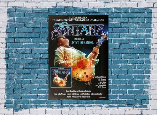 Santana - Greatest Classics,  2010 - Konzertplakat