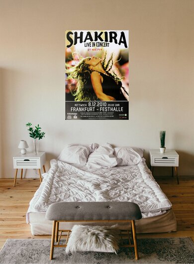 Shakira - The Sun, Frankfurt 2010 - Konzertplakat