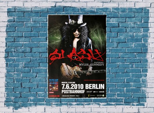 Slash - Slash Review, Berlin 2010 - Konzertplakat
