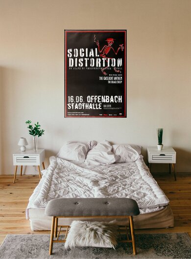 Social Distortion - 30 Years Underground, Frankfurt 2009 - Konzertplakat