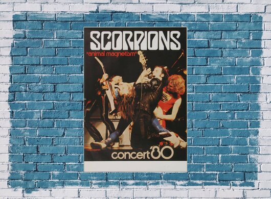 Scorpions - Animal Magnetism,  1980 - Konzertplakat