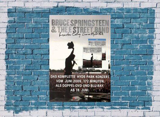 Bruce Springsteen - Hyde Park Live,  2009 - Konzertplakat