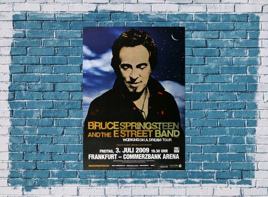 Bruce Springsteen - Working Dream, Frankfurt 2009 - Konzertplakat