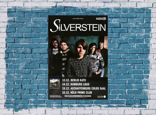 Silverstein - Arrival & Departures, Tour 2006 - Konzertplakat