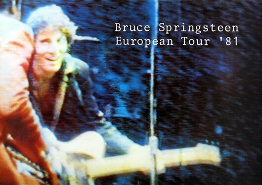 Bruce Springsteen - Born to Run, 1981 - Konzertplakat