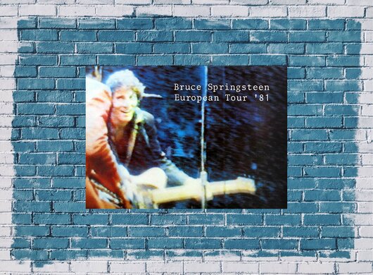 Bruce Springsteen - Born to Run, 1981 - Konzertplakat