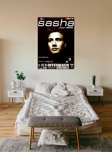 Sasha - Live You, Frankfurt 2000 - Konzertplakat
