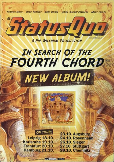 Status Quo - Fourth Chord, Tour 2007 - Konzertplakat