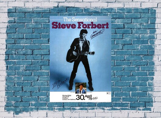 Steve Forbert - Alive On Arrival , Frankfurt 1979 - Konzertplakat