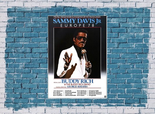 Sammy Davis Jr. - In Europe , Tour 1978 - Konzertplakat