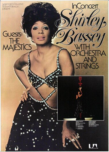 Shirley Bassey - Something Else,  1971 - Konzertplakat