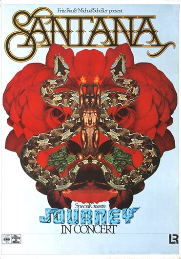 Santana - Amigos,  1976 - Konzertplakat