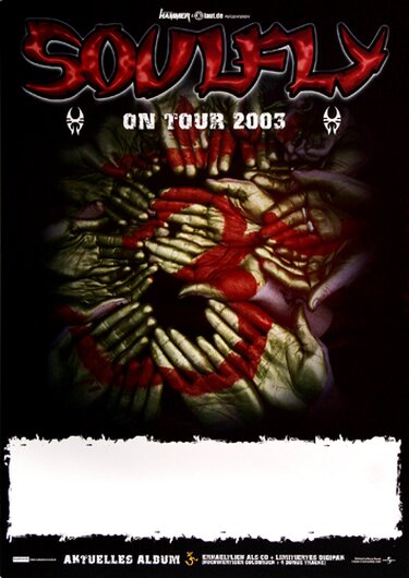 Soulfly - Prophecy,  2003 - Konzertplakat