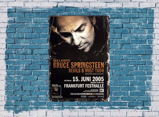Bruce Springsteen - Devil & Dust, Frankfurt 2005 - Konzertplakat
