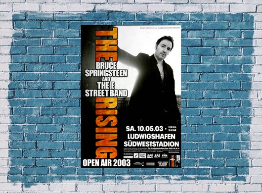 Bruce Springsteen - Open Air, Ludwigshafen 2003 - Konzertplakat